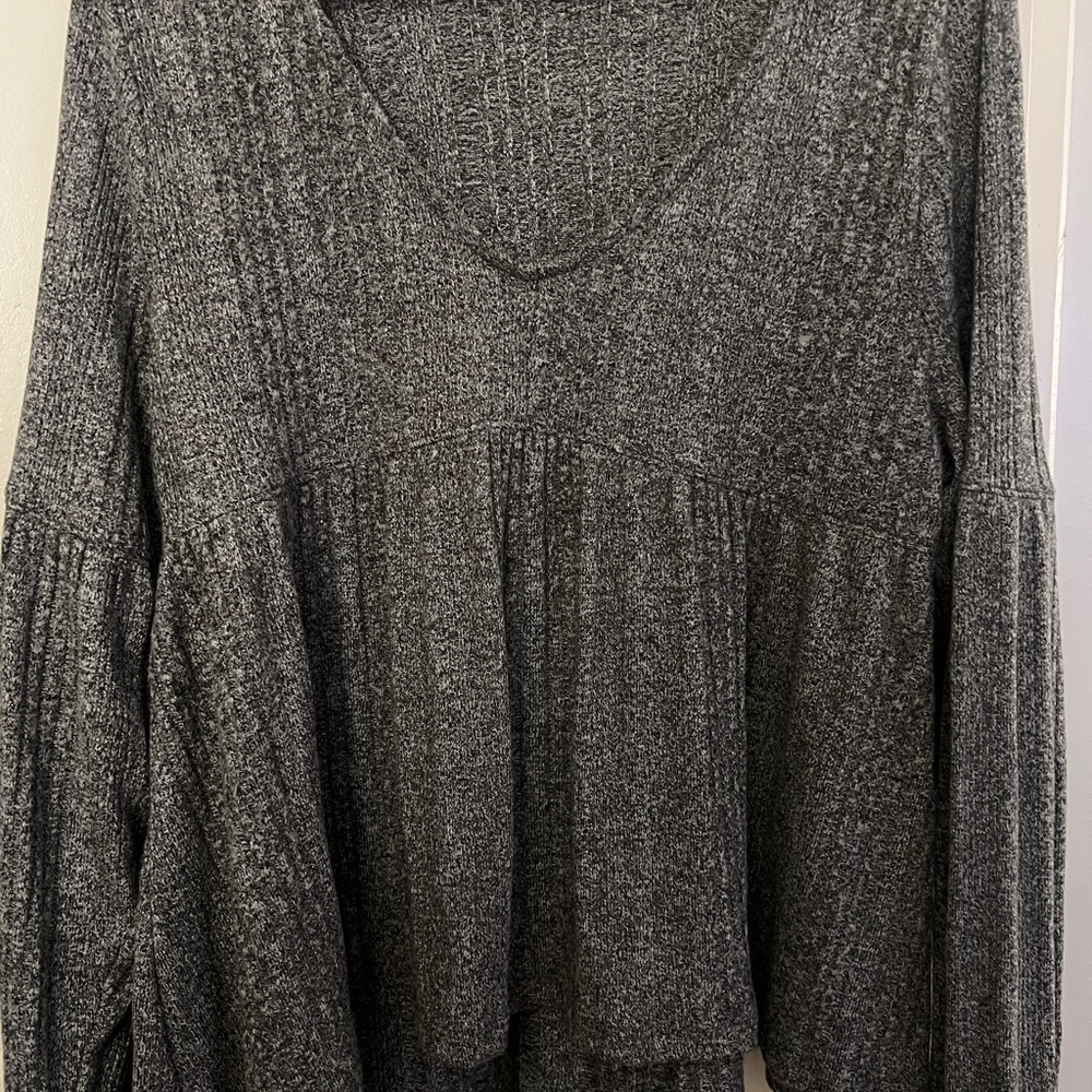 SO Women's Charcoal Long Sleeve Top
